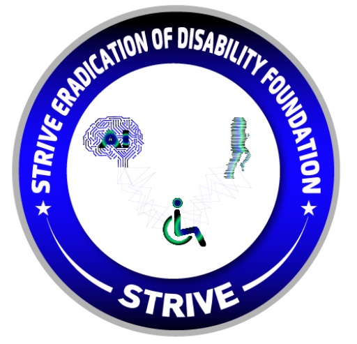 Strive Foundation official logo with wheelchair symbol